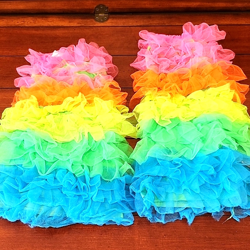 Rainbow 🌈 Leg Warmers